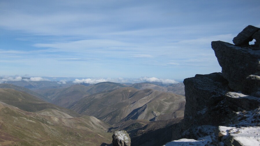 Vistas desde el pico de Urbion