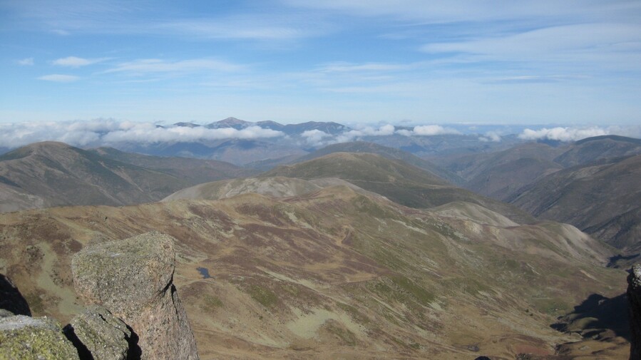 Vistas desde el pico de Urbion