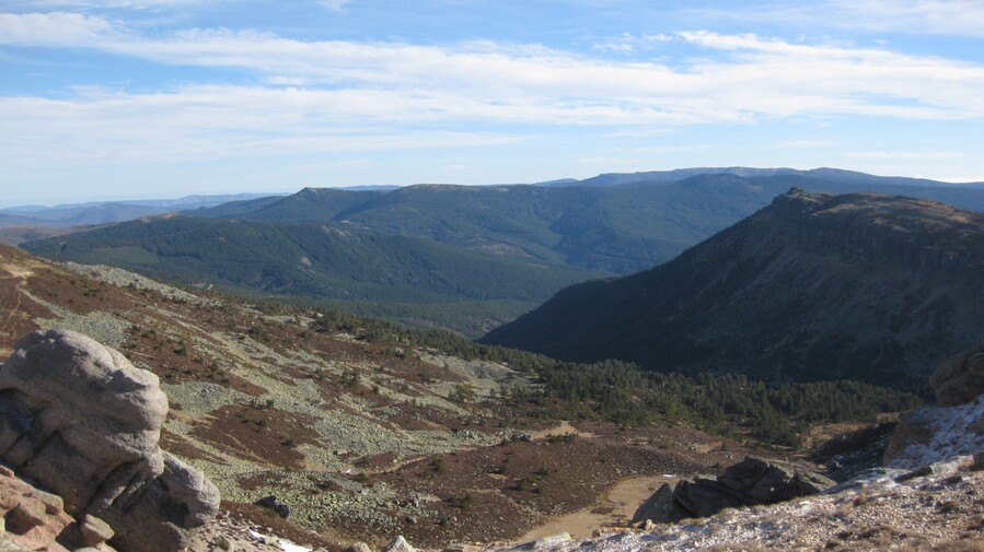 Vistas desde el pico de Urbion